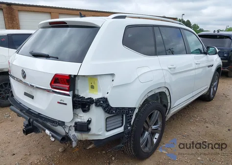 2019 Volkswagen Atlas 3.6L V6 Sel R-Line из США, поврежденный, VIN 1V2RR2CA6KC619327